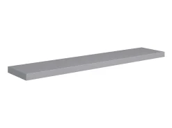 Prateleira| Prateleiras de parede suspensas 2 pcs 120x23,5x3,8cm MDF cinza PT173751 Cinzento