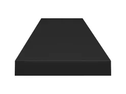 Prateleira| Prateleiras de parede suspensas 2 pcs 120x23,5x3,8cm MDF PT229986 Preto