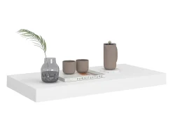Prateleira* Prateleiras de parede suspensas 4 pcs 50x23x3,8cm MDF PT240268 Branco
