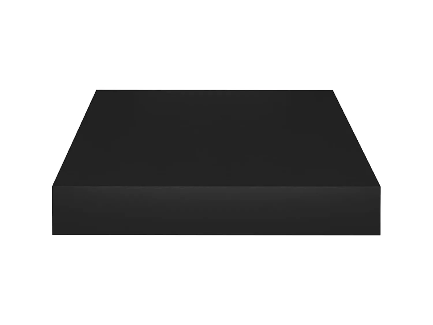 New Prateleiras de parede suspensas 2 pcs 23x23,5x3,8cm MDF PT457168 Preto