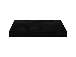 Prateleira| Prateleiras de parede suspensas 2 pcs 40x23x3,8cm MDF PT873516 Preto