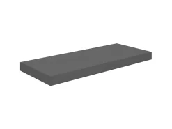 Prateleira| Prateleiras de parede suspensas 4 pcs 60x23,5x3,8cm MDF cinza PT150645 Cinzento