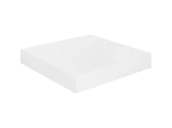 Prateleira* Prateleiras de parede suspensas 2 pcs 23x23,5x3,8cm MDF PT896281 Branco