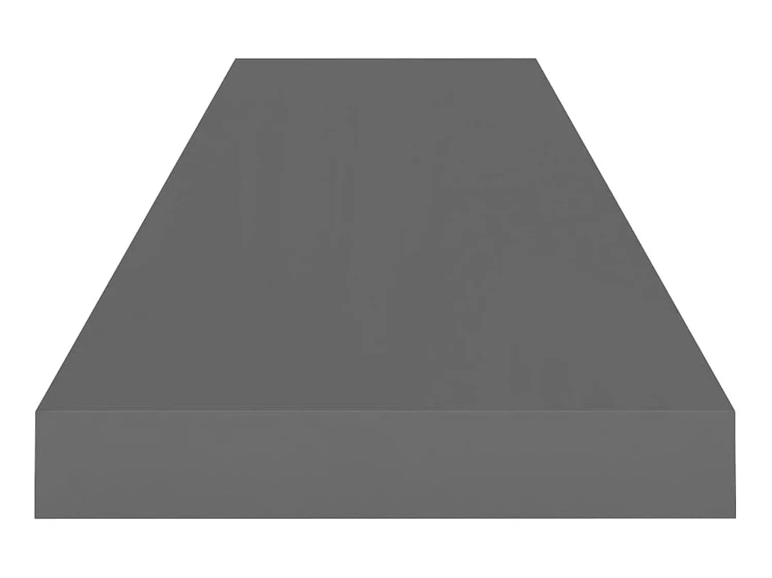 Prateleiras de parede suspensas 2 pcs 90x23,5x3,8cm MDF cinza PT522634 Cinzento