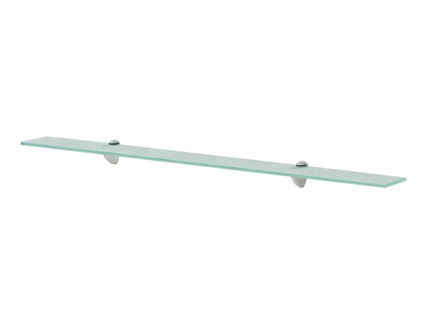 Prateleira| Prateleiras flutuantes 2 pcs vidro 100x20 cm 8 mm PT548226 Transparente