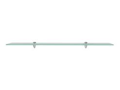 Prateleira| Prateleiras flutuantes 2 pcs vidro 100x20 cm 8 mm PT548226 Transparente