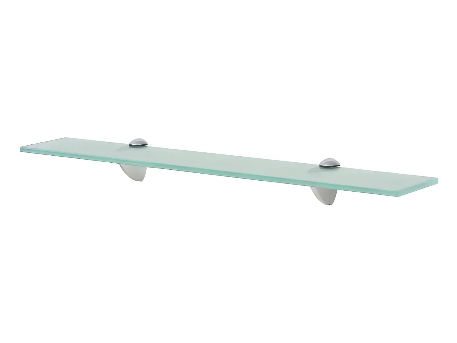 Prateleiras flutuantes 2 pcs vidro 60x10 cm 8 mm PT204788^ Prateleira