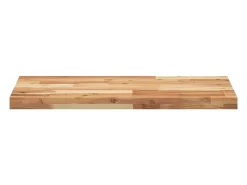 Prateleira*vidaxl Prateleiras flutuantes 4 pcs acácia maciça c/ acabamento a óleo Castanho