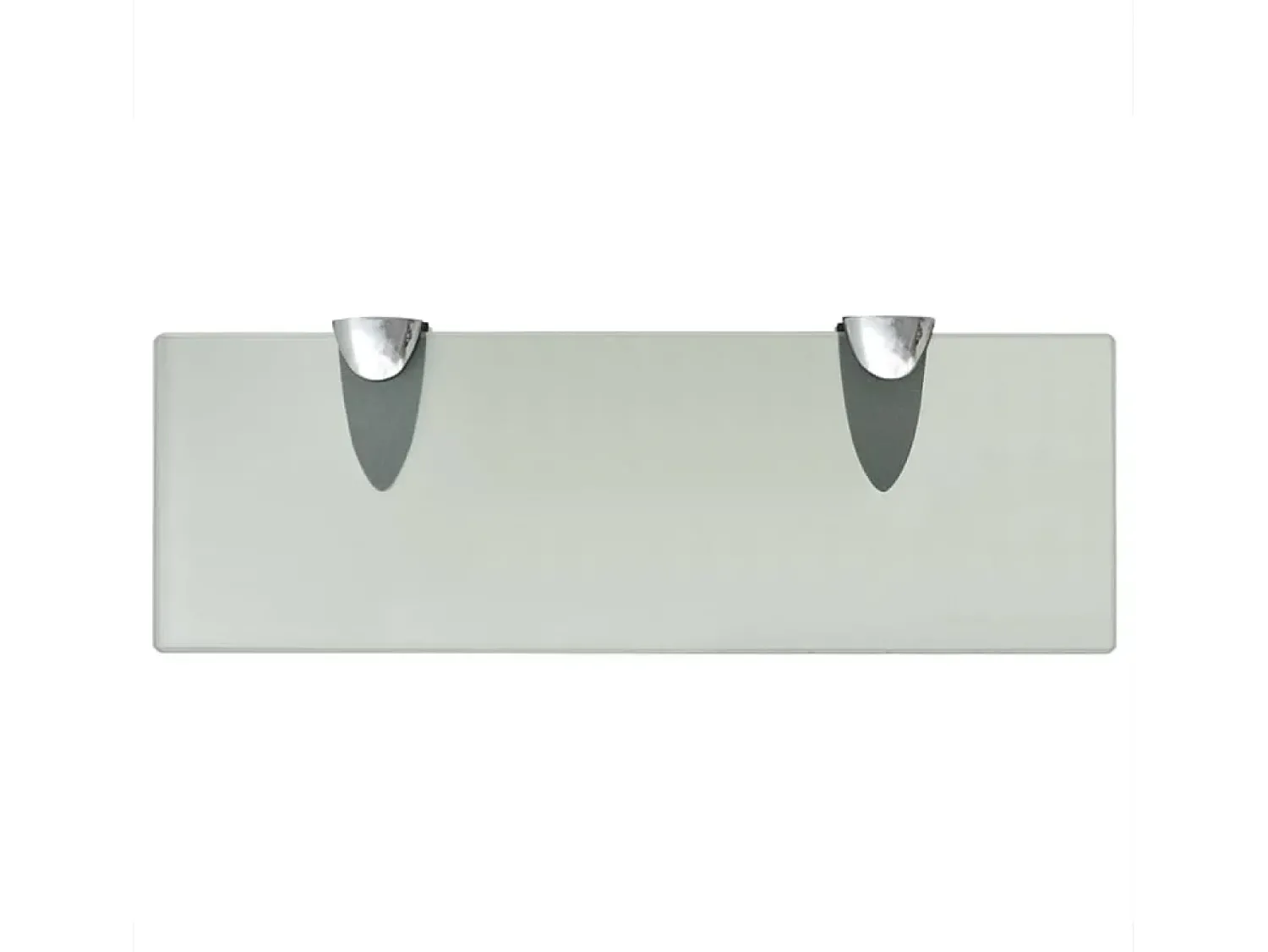 Prateleiras flutuantes 2 pcs vidro 30x10 cm 8 mm PT360156^ Prateleira