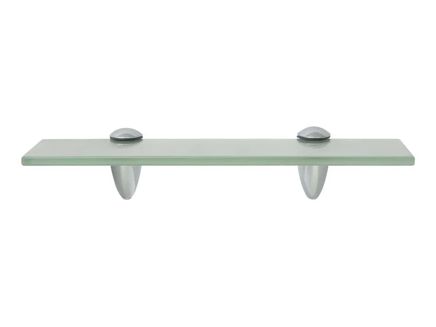Prateleiras flutuantes 2 pcs vidro 30x10 cm 8 mm PT360156^ Prateleira