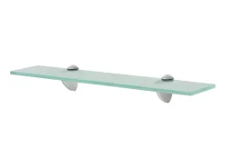 Sale Prateleiras flutuantes 2 pcs vidro 50x10 cm 8 mm PT851023 Transparente