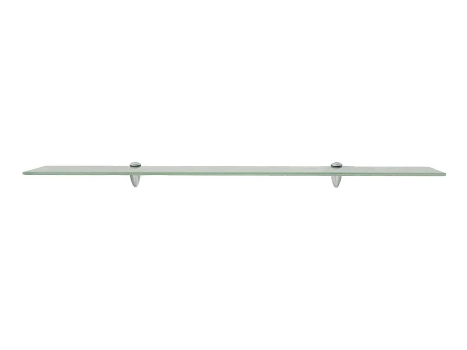 Prateleira* Prateleiras flutuantes 2 pcs vidro 100x20 cm 8 mm PT281337 Transparente