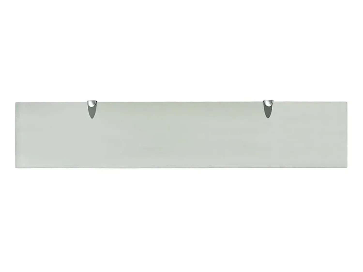 Prateleira* Prateleiras flutuantes 2 pcs vidro 100x20 cm 8 mm PT281337 Transparente