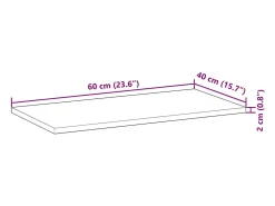 vidaxl Prateleiras flutuantes 4 pcs acácia maciça c/ acabamento a óleo^ Prateleira