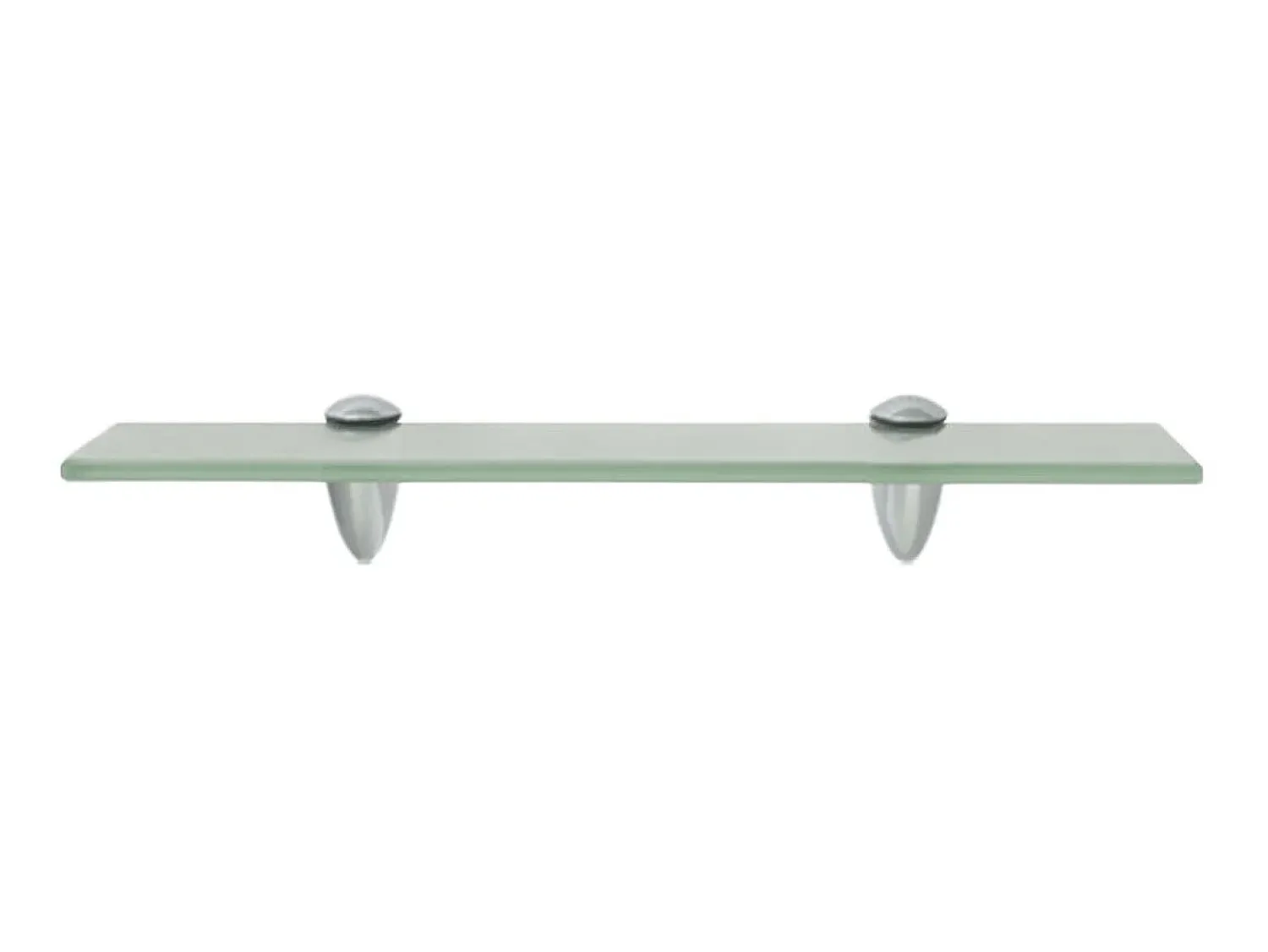 Hot Prateleiras flutuantes 2 pcs vidro 40x20 cm 8 mm PT845235 Transparente