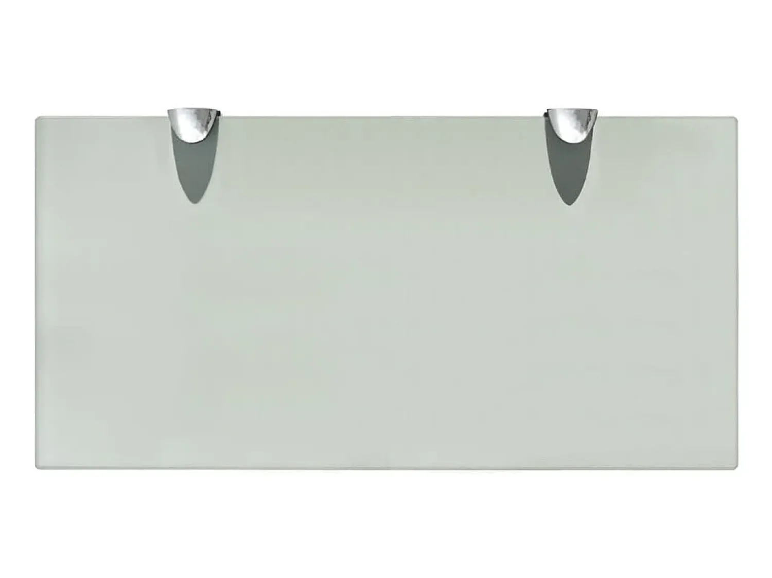 Hot Prateleiras flutuantes 2 pcs vidro 40x20 cm 8 mm PT845235 Transparente