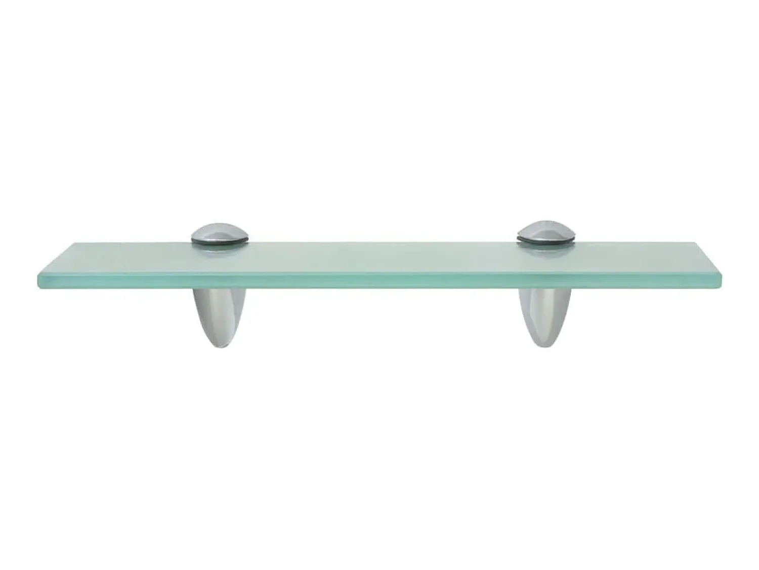 Prateleira* Prateleiras flutuantes 2 pcs vidro 30x20 cm 8 mm PT136107 Transparente