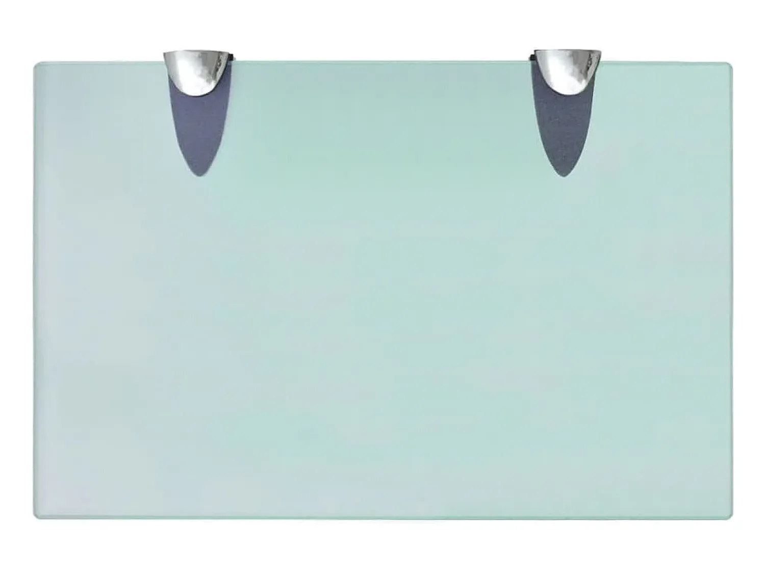 Prateleira* Prateleiras flutuantes 2 pcs vidro 30x20 cm 8 mm PT136107 Transparente