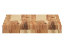 Prateleira* Prateleiras flutuantes 2 pcs acácia maciça c/ acabamento a óleo PT319121 Castanho