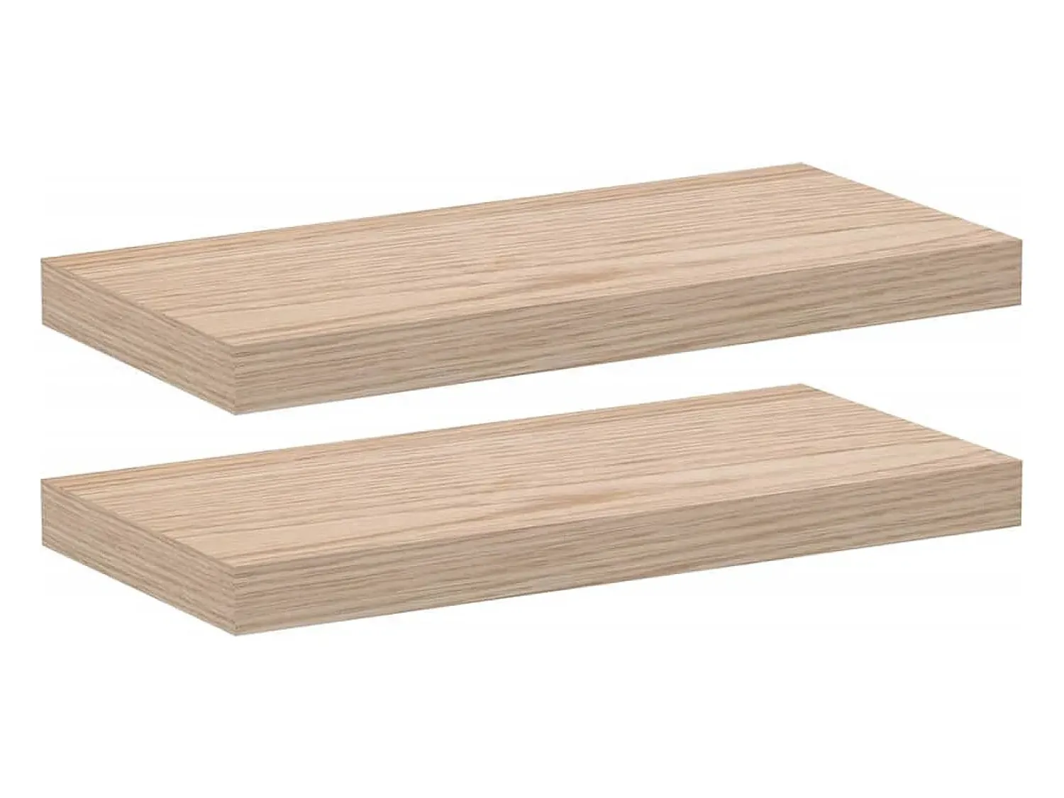Prateleira|vidaxl Prateleiras flutuantes 2 pcs 50x23,5x4 cm derivados de madeira Castanho