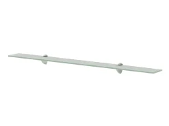 Best Prateleiras flutuantes 2 pcs vidro 100x10 cm 8 mm PT356316 Transparente