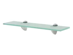 Prateleira| Prateleiras flutuantes 2 pcs vidro 40x10 cm 8 mm PT404382 Transparente