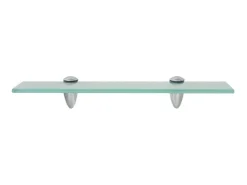 Prateleira| Prateleiras flutuantes 2 pcs vidro 40x10 cm 8 mm PT404382 Transparente