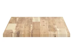 Prateleira* Prateleiras flutuantes 2pcs 60x40x2cm acácia maciça não tratada PT571024 Castanho