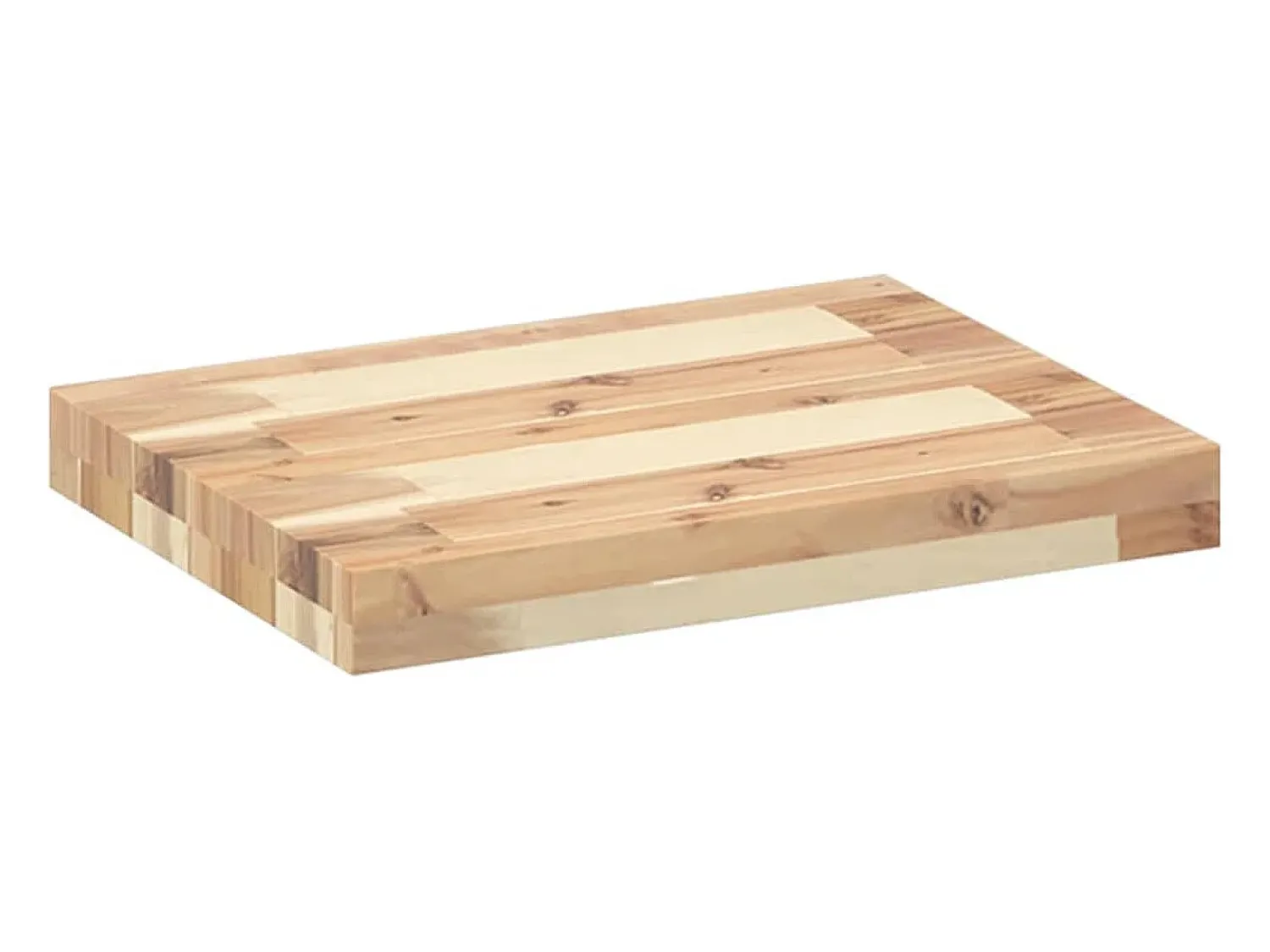 Prateleiras flutuantes 2pcs 60x30x4cm acácia maciça não tratada PT384275^ Prateleira