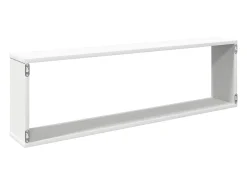 Prateleira|vidaxl Prateleiras parede forma cubo 2 pcs derivados de madeira Branco