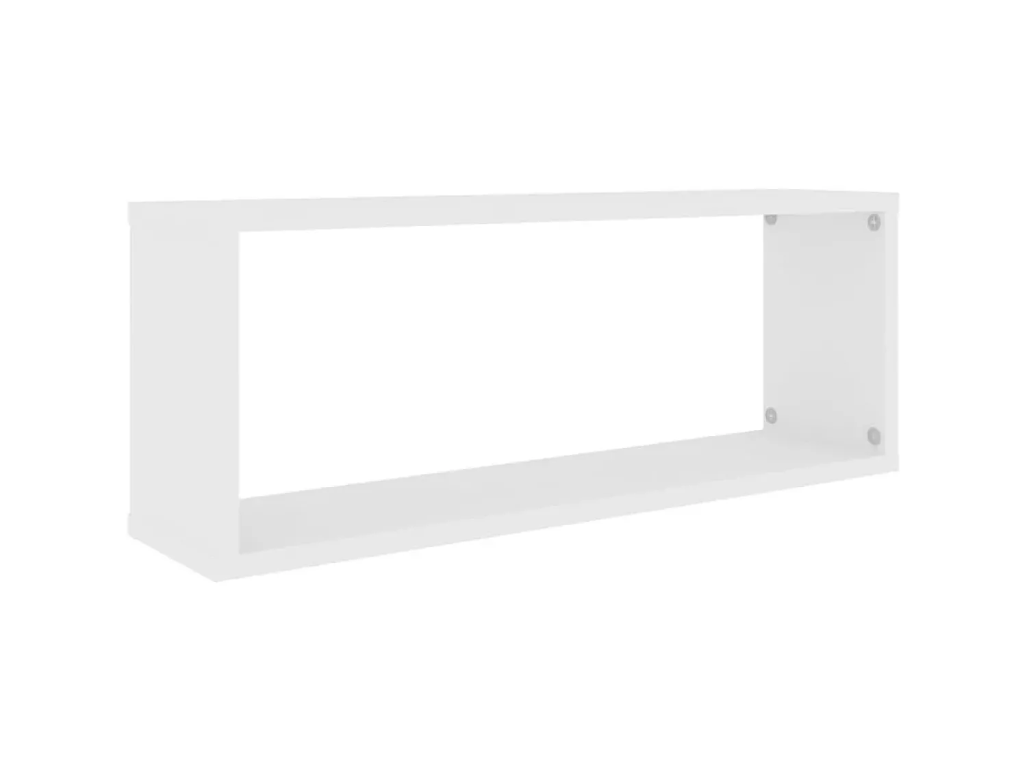 Prateleiras parede forma de cubo 2 pcs derivados madeira PT847559^ Prateleira