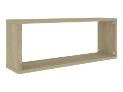 Prateleira* Prateleiras parede forma de cubo 2 pcs carvalho sonoma PT607243 Castanho