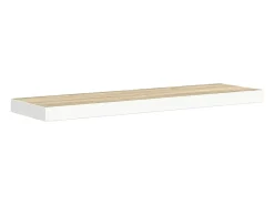 Prateleira*vidaxl Prateleiras parede 4pcs 90x23,5x3,8 cm MDF cor carvalho/branco Castanho