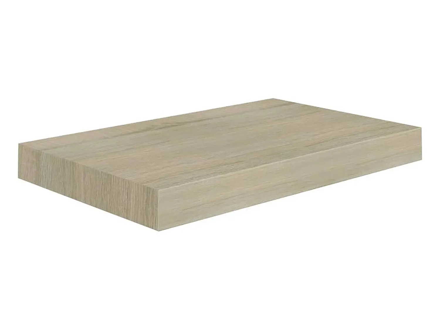 Prateleira| Prateleiras parede suspensas 4 pcs 40x23x3,8cm MDF cor carvalho PT180059 Castanho