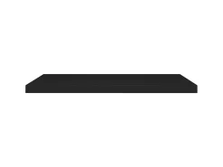 Prateleira* Prateleiras parede suspensas 2 pcs 90x23,5x3,8cm MDF PT830121 Preto
