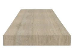Prateleira| Prateleiras parede suspensas 2 pcs 80x23,5x3,8cm MDF carvalho PT842733 Castanho
