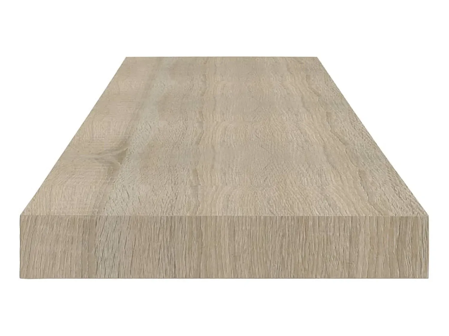 Prateleira| Prateleiras parede suspensas 2 pcs 80x23,5x3,8cm MDF carvalho PT842733 Castanho