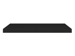 Prateleira| Prateleiras parede suspensas 2 pcs 80x23,5x3,8cm MDF PT166519 Preto