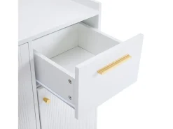 Móvel De Arrumação|Sapateira*ModernLuxe Sapateira - 2 gavetas + 4 portas + compartimento aberto - Branco