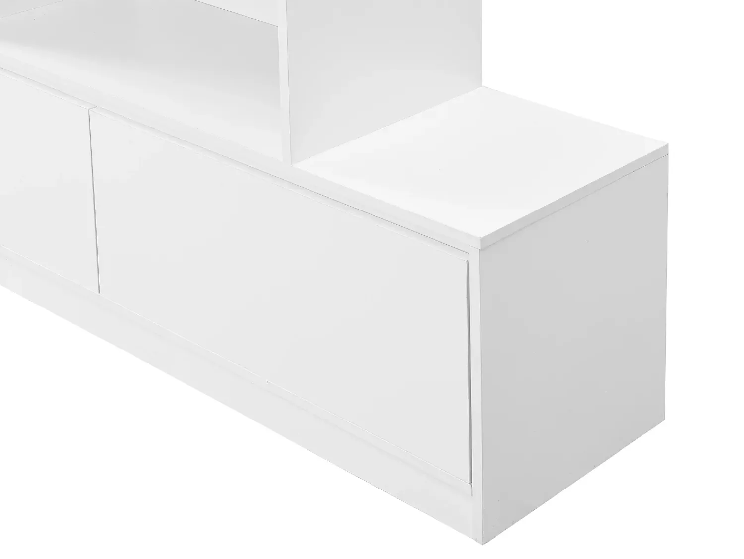 Vente-unique Sapateira 2 portas e 6 nichos com LEDs em MDF - LOVILA^ Móvel De Arrumação|Sapateira