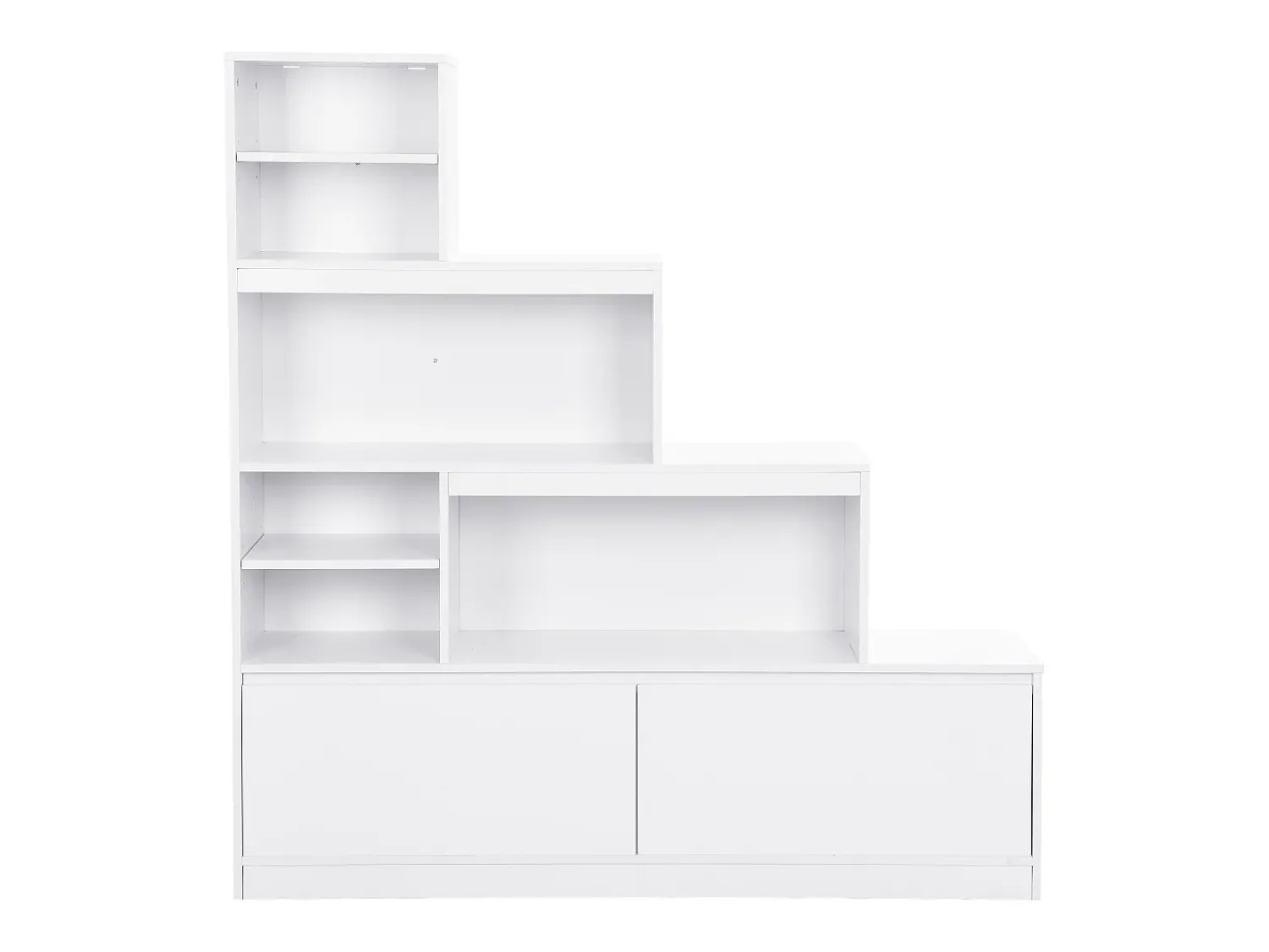 Vente-unique Sapateira 2 portas e 6 nichos com LEDs em MDF - LOVILA^ Móvel De Arrumação|Sapateira