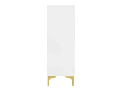Móvel De Arrumação|Sapateira* Sapateira branca moderna com LED e 2 gavetas, design e iluminação para corredor Branco