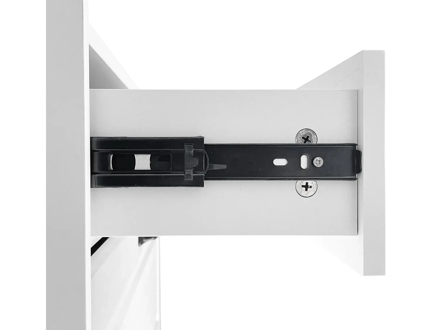 Móvel De Arrumação|Sapateira*Hauss Spole Sapateira com 2 gavetas e 3 portas - Puxadores pretos - Madeira branca Branco