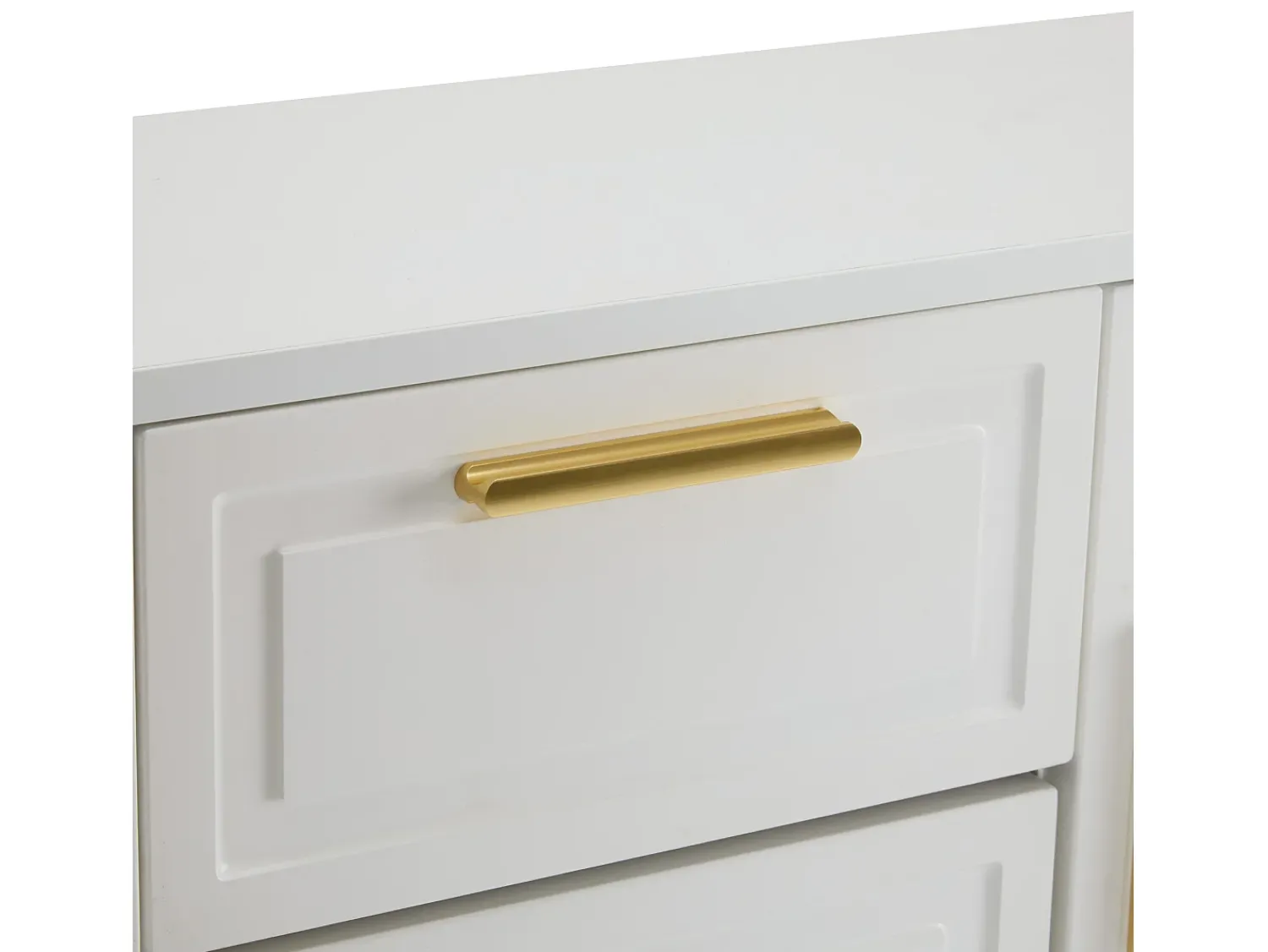 Móvel De Arrumação|Sapateira*Hauss Spole Sapateira com 2 gavetas e 4 portas - Branca 120x24x107 cm Branco