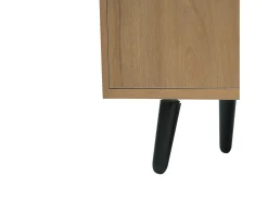 Móvel De Arrumação|Sapateira*Hauss Spole Sapateira com 3 portas e banco - Madeira PB - Cor natural escura Natural escuro
