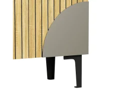 Móvel De Arrumação|Sapateira|Merax Sapateira moderna - 90 x 32 x 94 cm - com aparência de madeira e 3 portas - em aglomerado - cor natural Natural claro