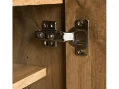 Móvel De Arrumação|Sapateira| Sapateira moderna com 5 compartimentos, armário de armazenamento com 2 portas, cor madeira Natural claro