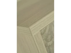 Móvel De Arrumação|Sapateira|Dmora Sapateira rosa, Móvel de entrada multiuso com 4 portas sanfonadas, Sapateira de dupla profundidade, 100% Fabricado na Itália, 67x28h147 cm, Olmo e estampado Castanho
