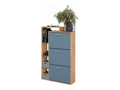 Móvel De Arrumação|Sapateira|Vicco Schuhkipper carvalho goldkraft/ 80x24.2x128.3 orlando Azul