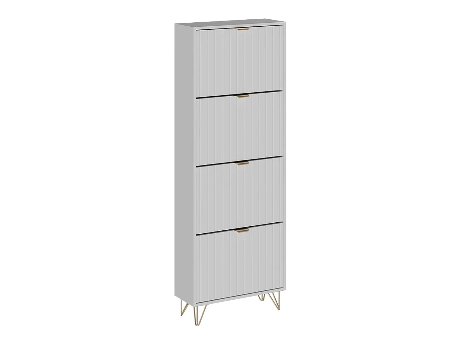 Móvel De Arrumação|Sapateira|Vicco Schuhschrank 60x23.5x166.7 helge Branco